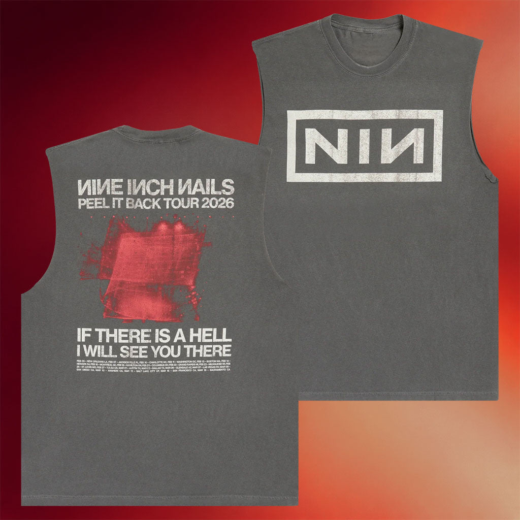 NIN Merch 2026 Heresy Tank Top Nine Inch Nails Tour Merch Best Gift For Rock Fans