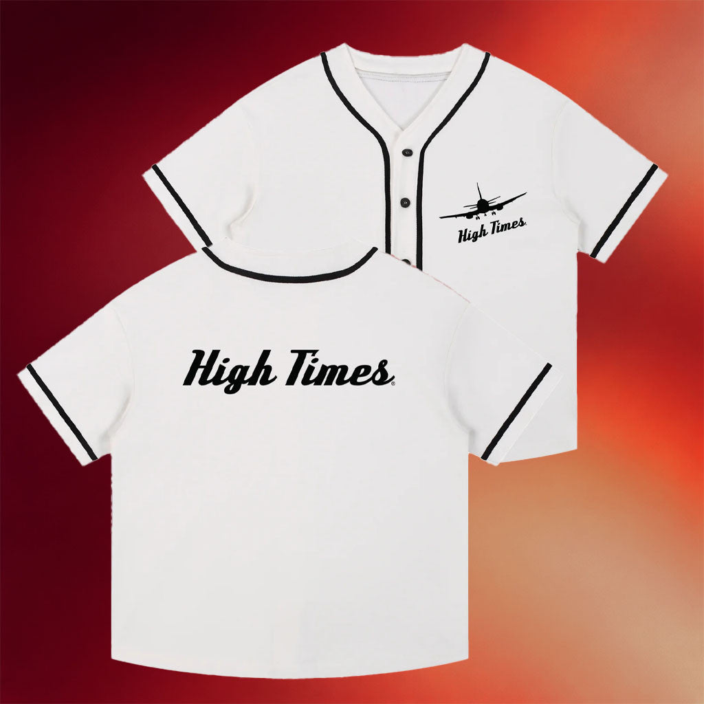 High Times Merch High Times Flight Baseball Jersey Unique Gifts For Friends