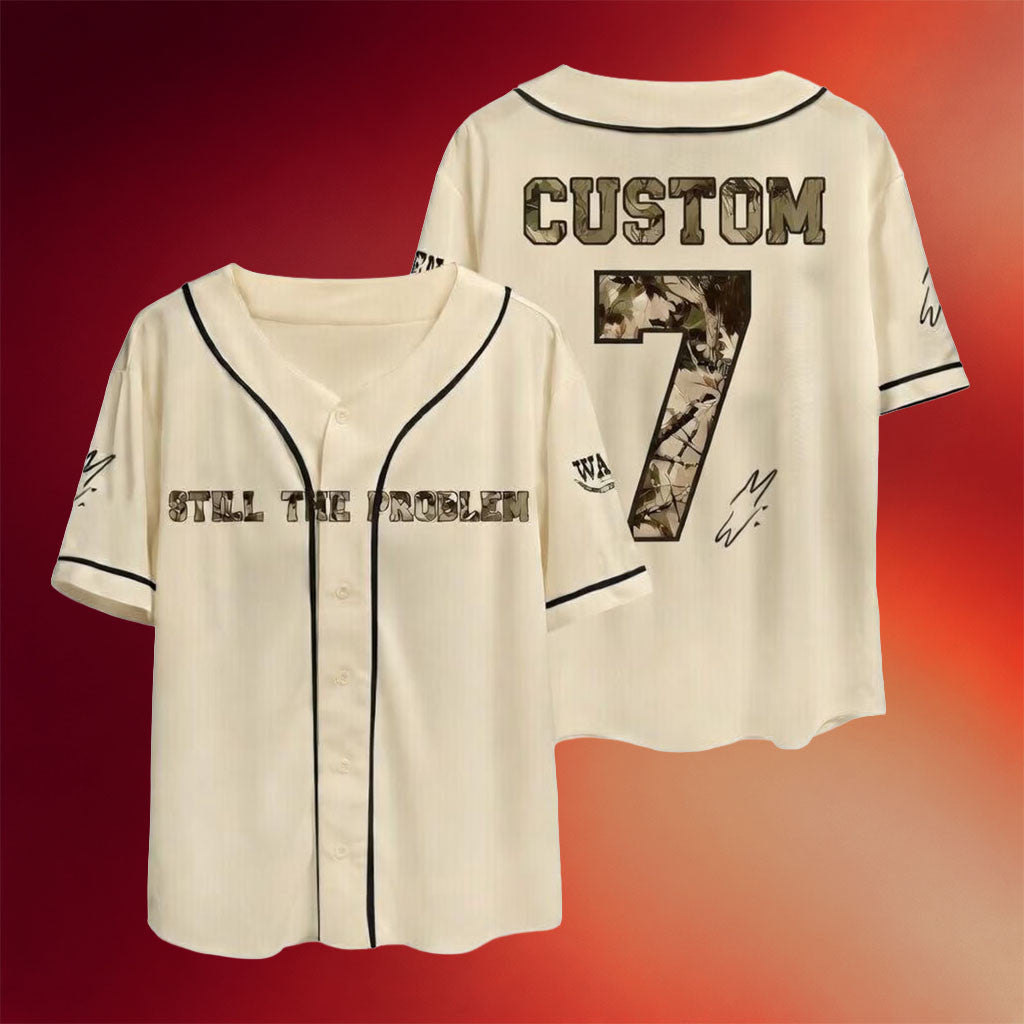 Personalized Morgan Wallen Merch Still The Problem Tour 2026 Baseball Jersey Gifts For Fans