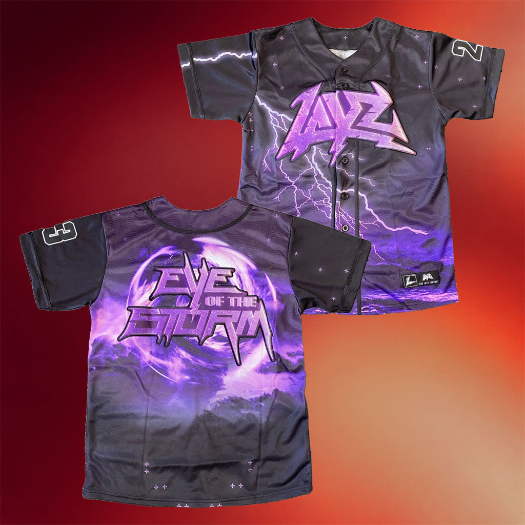 Layz Merch Layz Eye Of The Storm Baseball Jersey Birthday Gift Ideas For BFF