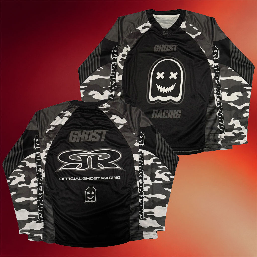 Ghost Racing Merch 2026 Arctic Camo Moto Jersey Unique Gifts For Dudes