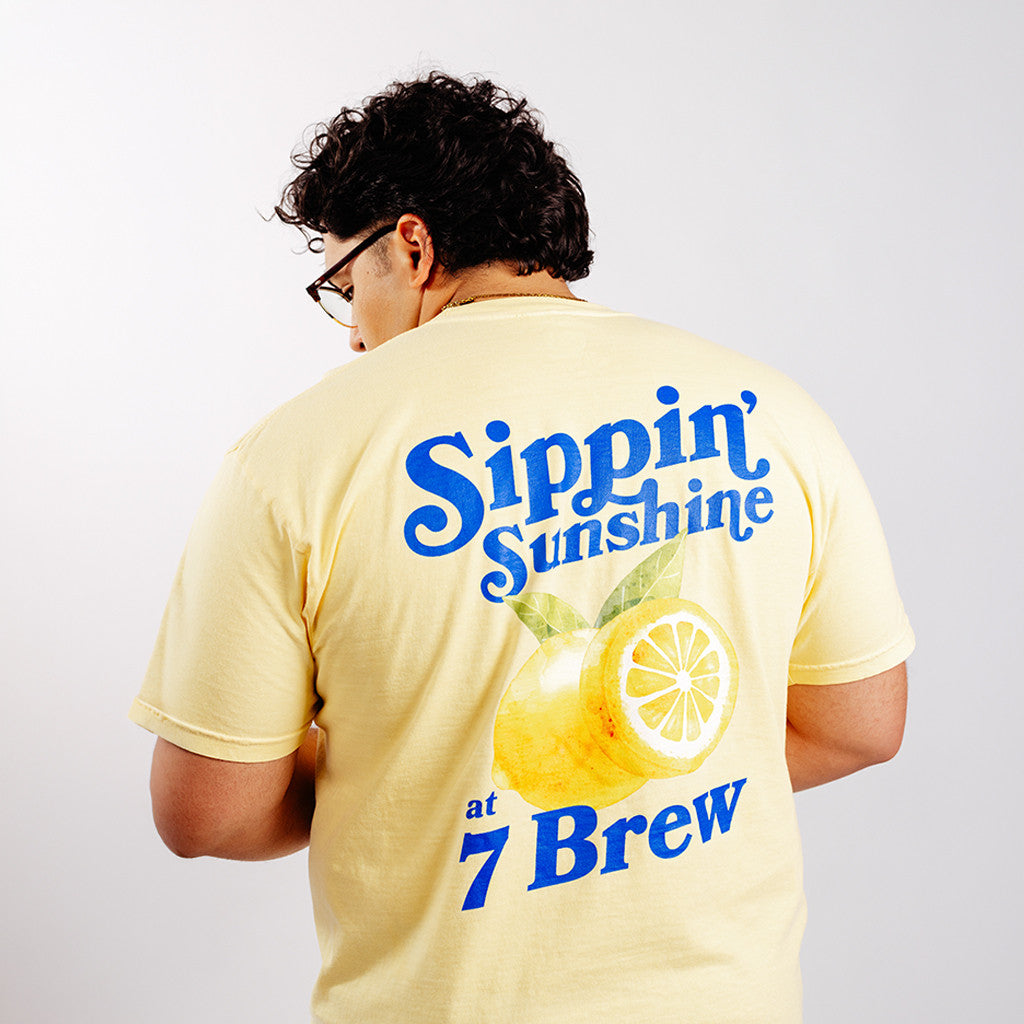 7 Brew Merch 2026 Under The Sun T-Shirt Lemon Shirt Birthday Gifts Ideas For BFF