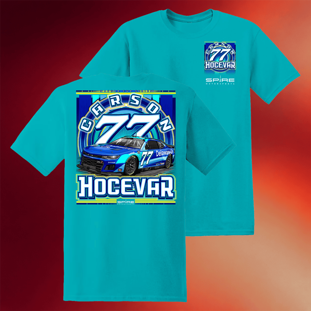 Carson Hocevar Merch 2026 Spire Motorsports Car T-Shirt Best Birthday Gifts For Him