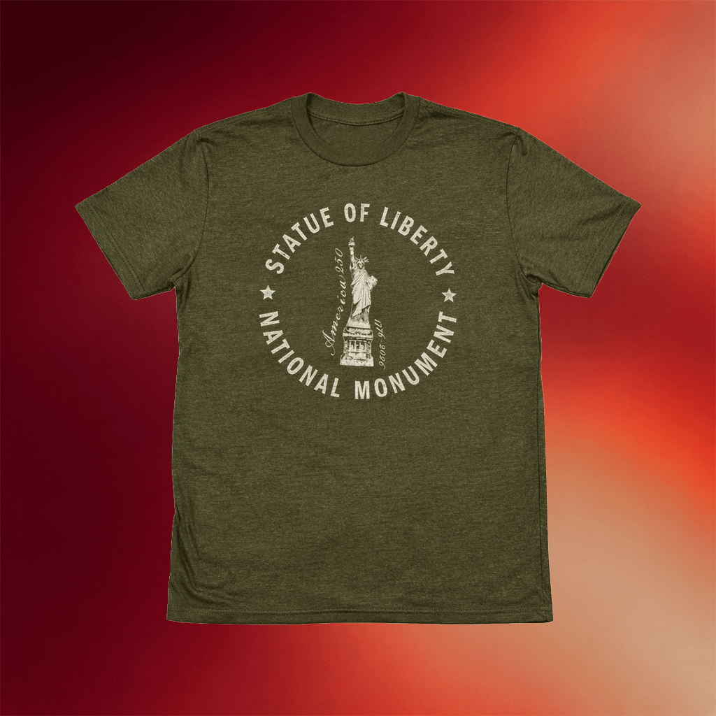 America's National Parks Merch A250 Statue Of Liberty T-Shirt 2026 Independence Day Gifts