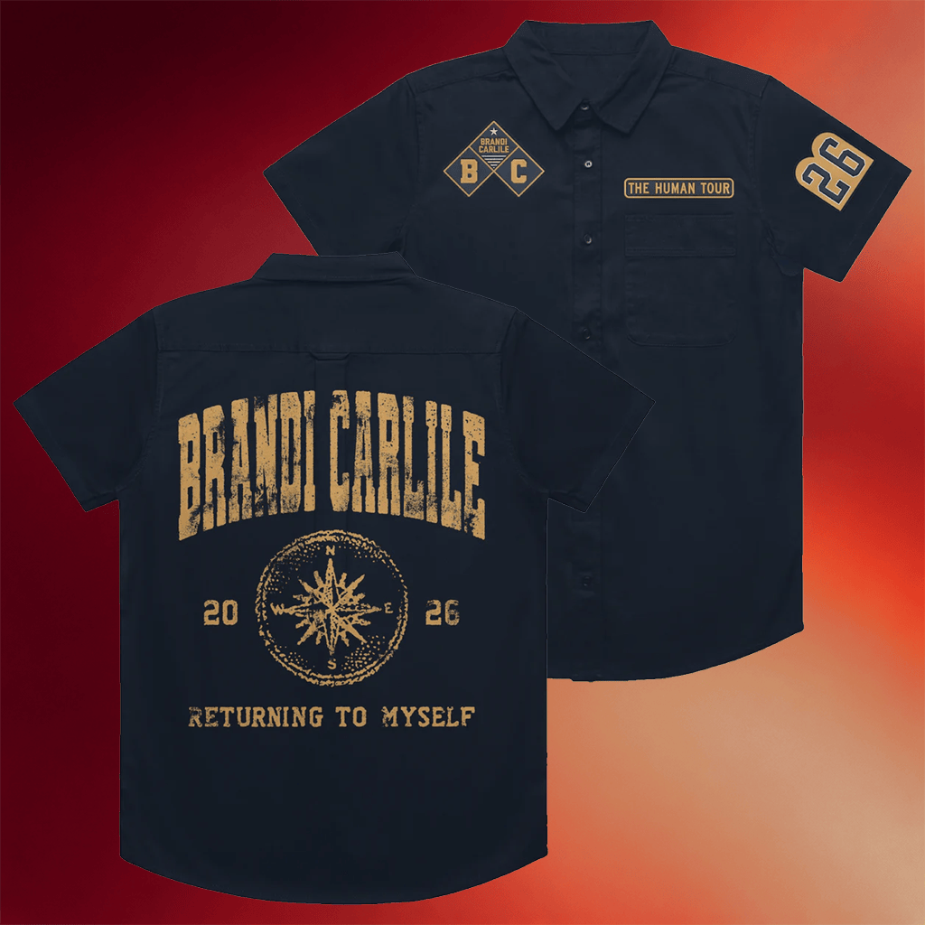 Brandi Carlile Merch The Human Tour Button Up Shirt Returning To Myself Shirts Fan Gifts