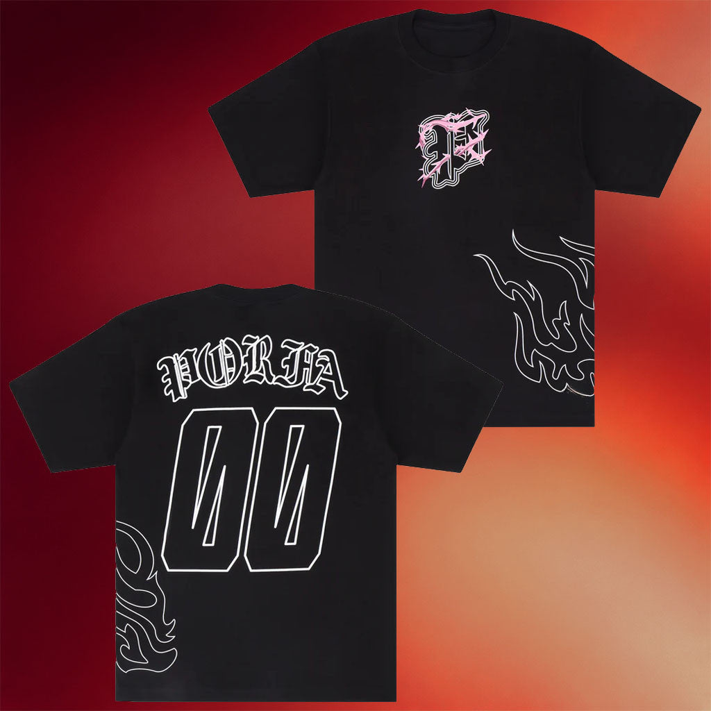 Porfa Merch 2026 Juego Sagrado Porfa FC T-Shirt Black Birthday Gift Ideas For Husband