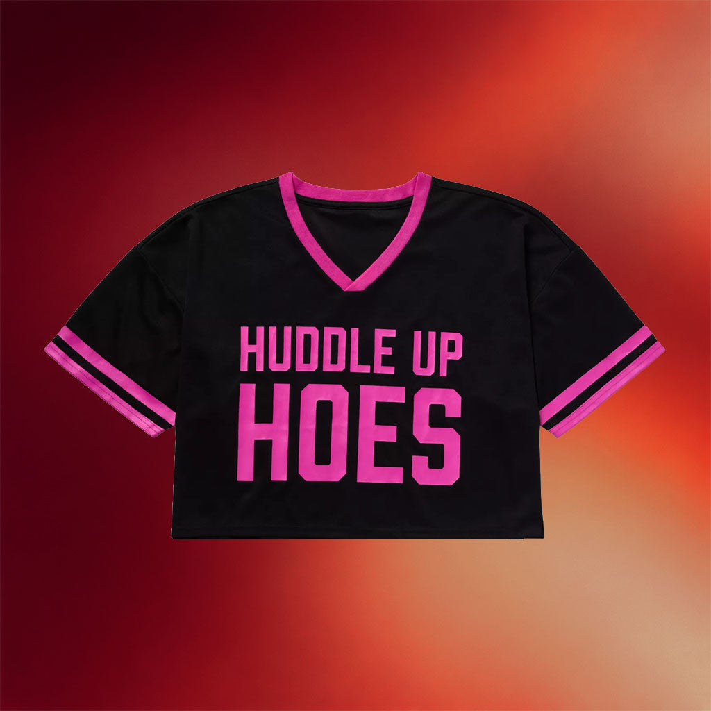 Kayla Malec Merch 2026 Kayla Malecc Huddle up Hoes Cropped Jersey Gifts For Sister