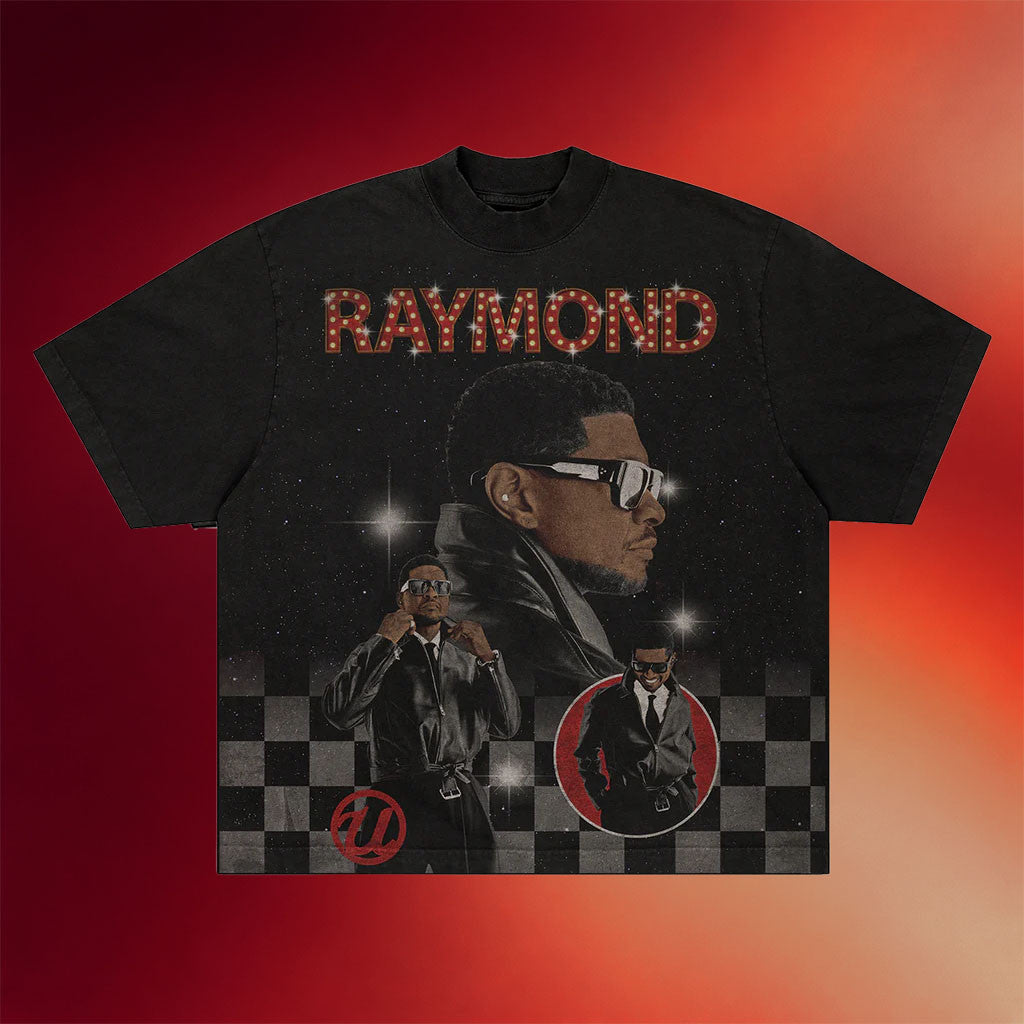 R&B Merch 2026 Usher Raymond R&B Tour Checkered T-Shirt The R&B Tour Merchandise Fan Gifts