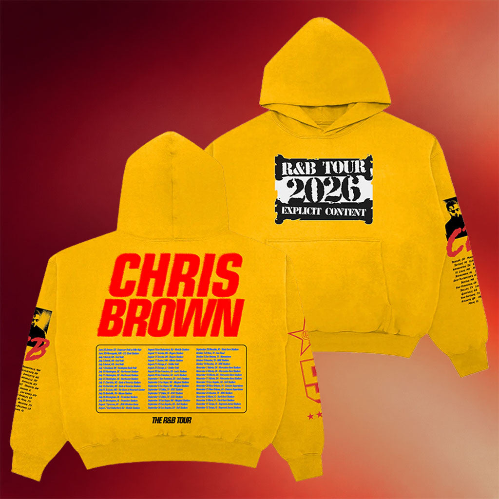 R&B Merch 2026 Chris Brown R&B Tour Hoodie Chris Brown And Usher Merch Gift For Fans