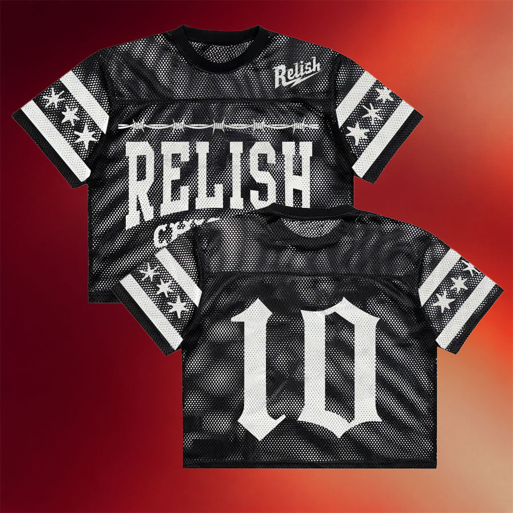 Relish Brand Merch Hard Knocks Jersey Barbed Wire Apparel Gifts For BFF
