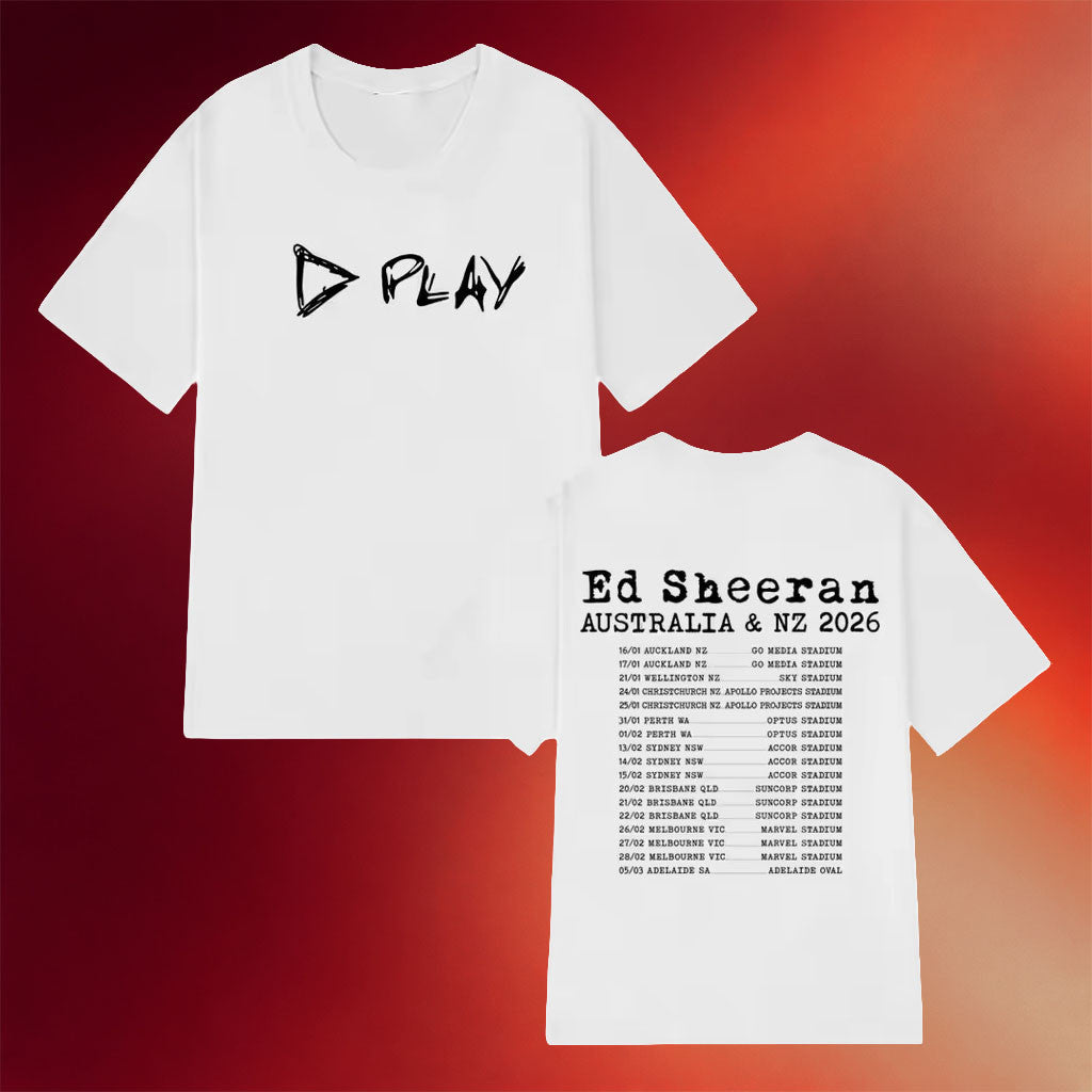 Ed Sheeran Loop Tour Merch Ed Sheeran Loop Tour Australia And NZ 2026 Shirt Gift For Music Fan