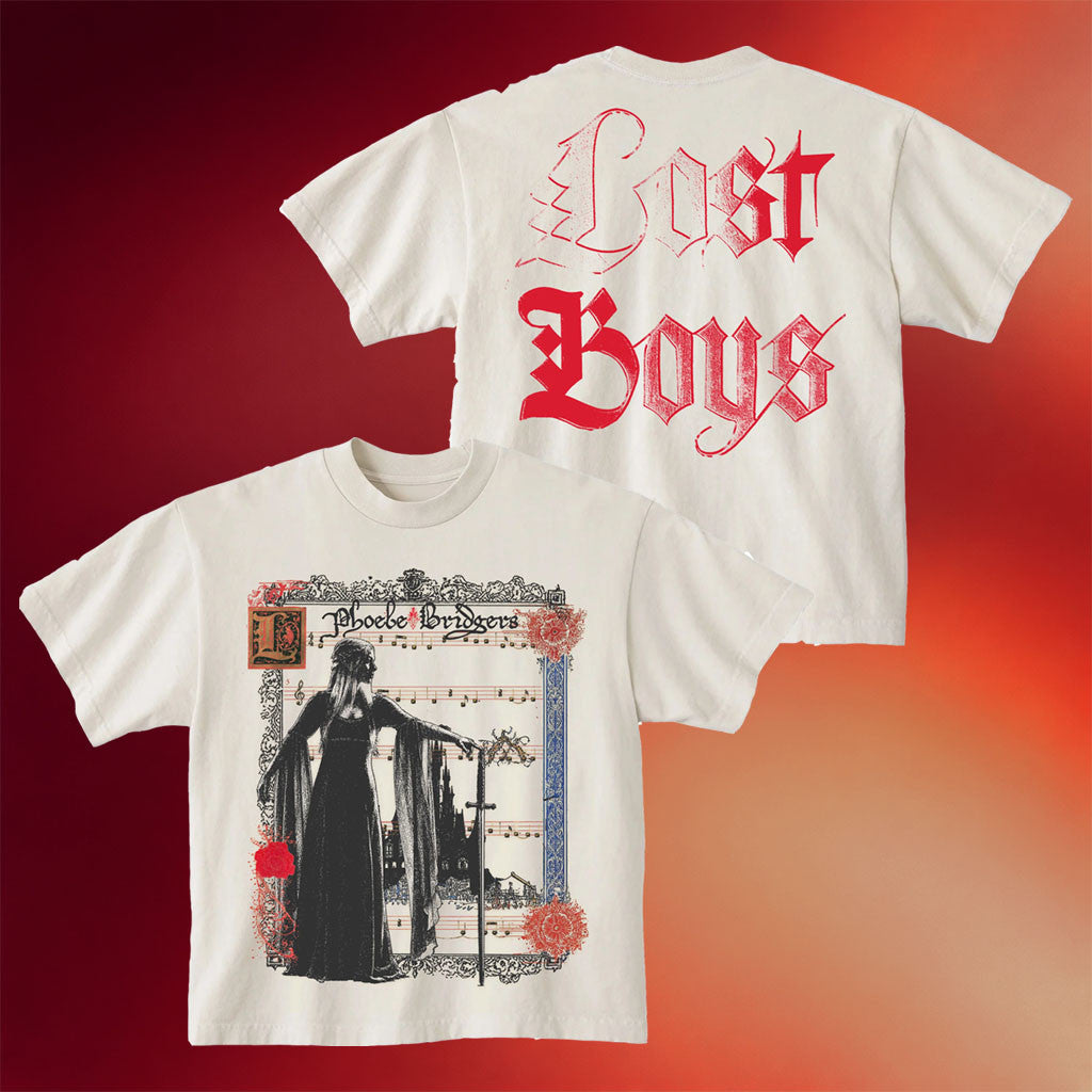Phoebe Bridgers Merch 2026 Lost Boys Sword T-Shirt Best Gifts For Music Lovers