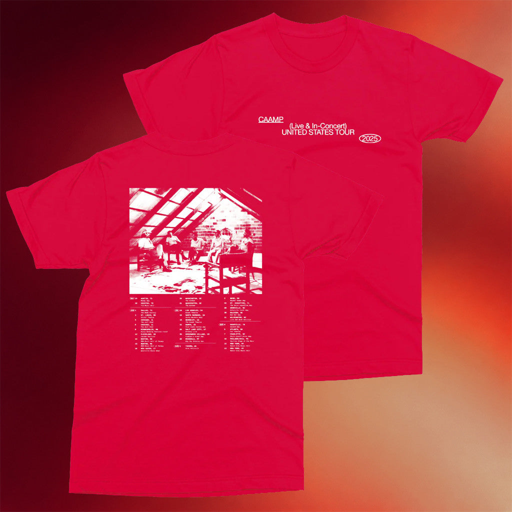 Caamp Merch Copper Changes Color 2025 Tour T-Shirt Caamp Shirt Gifts For Band Fans