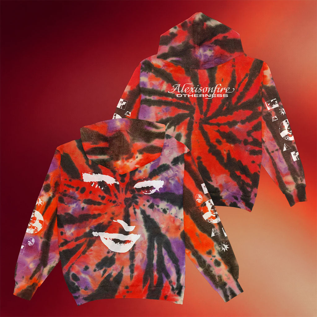 Alexisonfire Merch Alexisonfire Otherness Tie Dye Hoodie Gifts For Music Enthusiasts