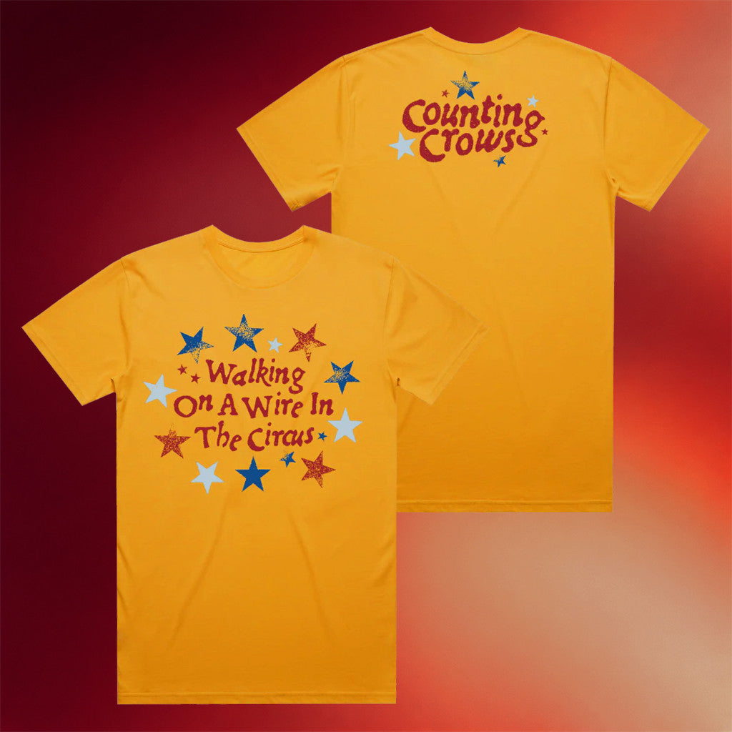 Counting Crows Merch 2026 Walking On A Wire T-Shirt Gift Ideas For Rock Music Lovers