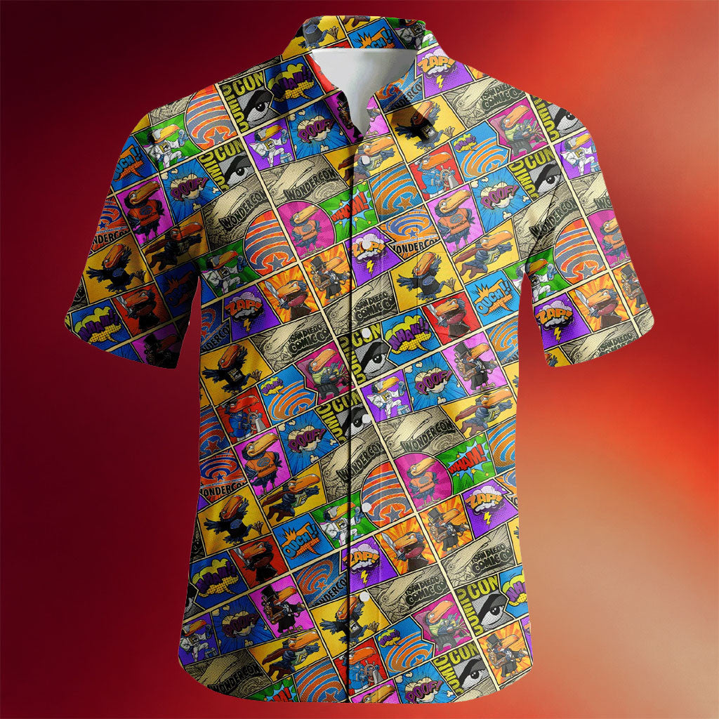 Comic Con Merch 2026 Comic Con X WonderCon Hawaiian Shirt Special Gift For Brothers