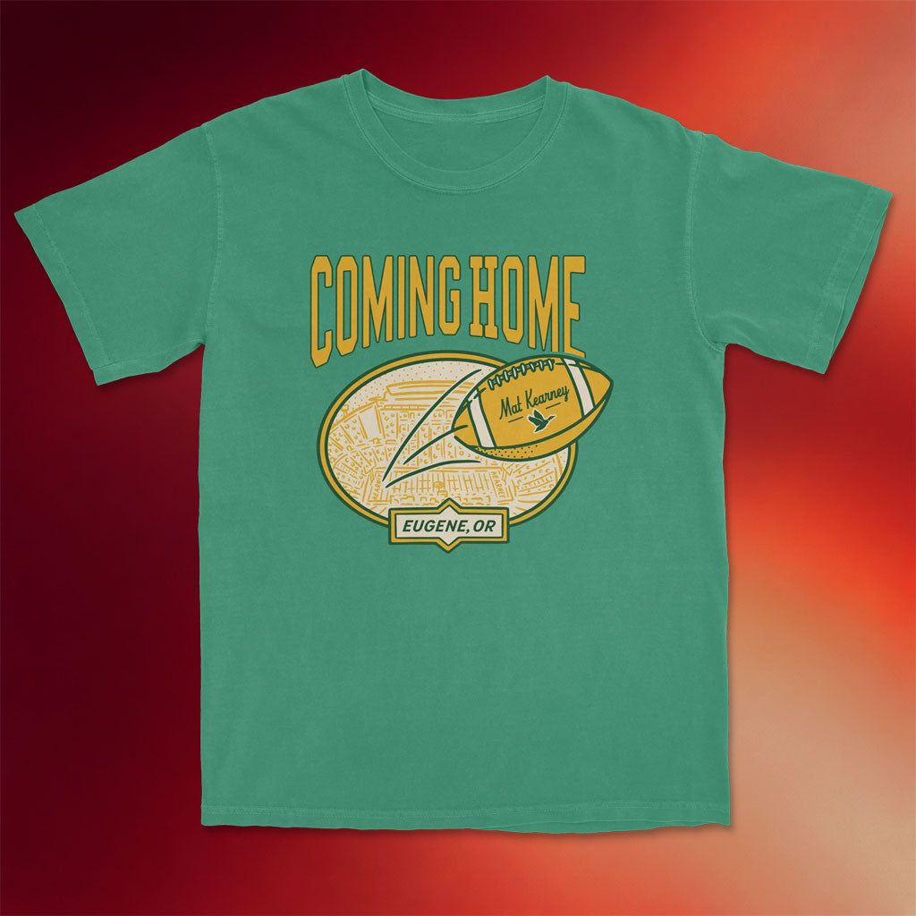 Mat Kearney Merch 2026 Coming Home Football T-Shirt Mat Kearney Tour Merch Gift For Fans