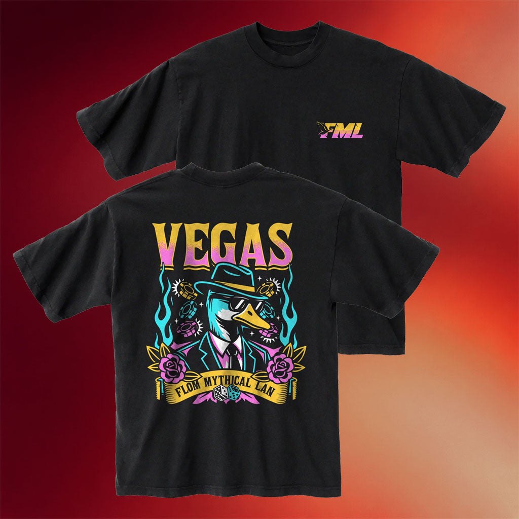 Fl0m Merch 2026 FML Vegas T-Shirt Fl0m Mythical Lan Merchandise Present For Brothers