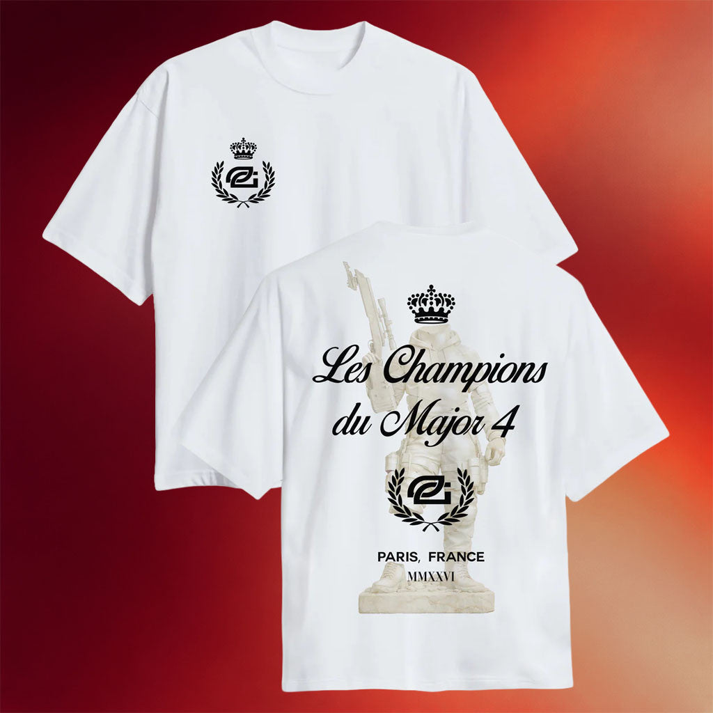 OpTic Gaming Merch 2026 OpTic Major 4 Paris Champs T-Shirt Cool Gifts For Husband