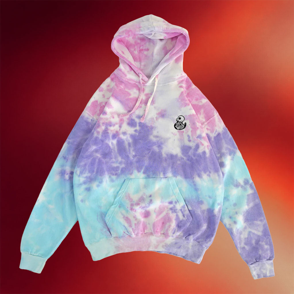 Fear Gear Merch 2026 Cotton Candy Skelie Duckie Tie Dye Hoodie Unique Gifts For Besties