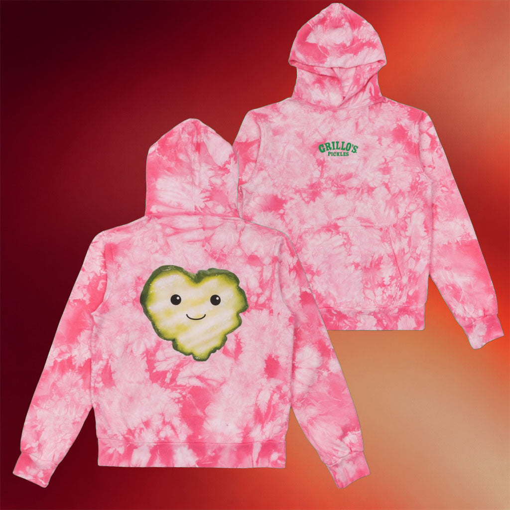 Grillos Pickles Merch Pink Tie Dye Hoodie Grillos Pickles Hoodie Birthday Gift Ideas For Her