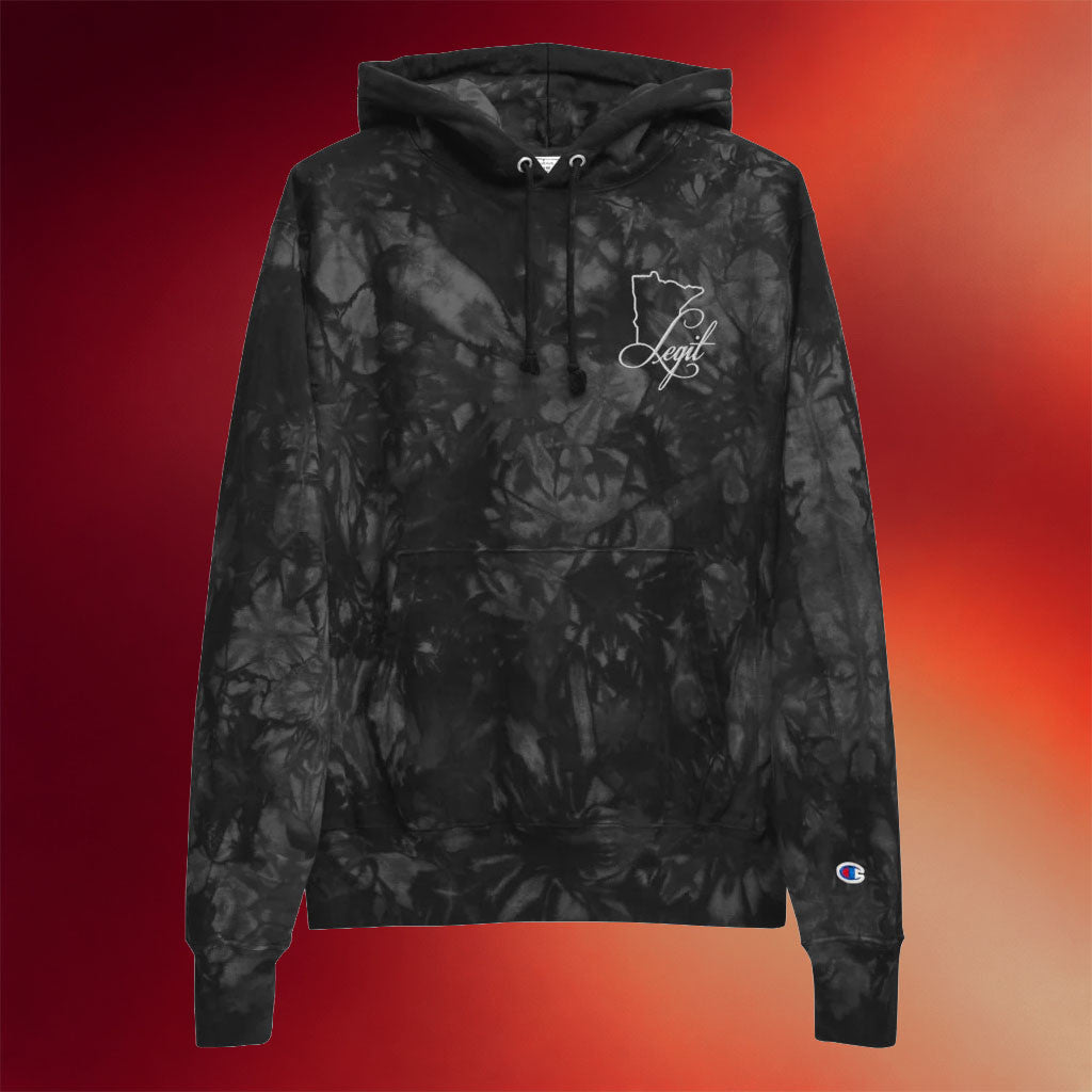 MN Legit Merch 2026 Champion Tie Dye Hoodie Minnesota Hoodie Best Gift For Friends
