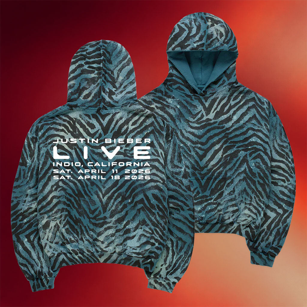 Skylrk Justin Bieber Merch 2026 Zebra Hoodie Justin Bieber Merch Coachella Gifts For Fans