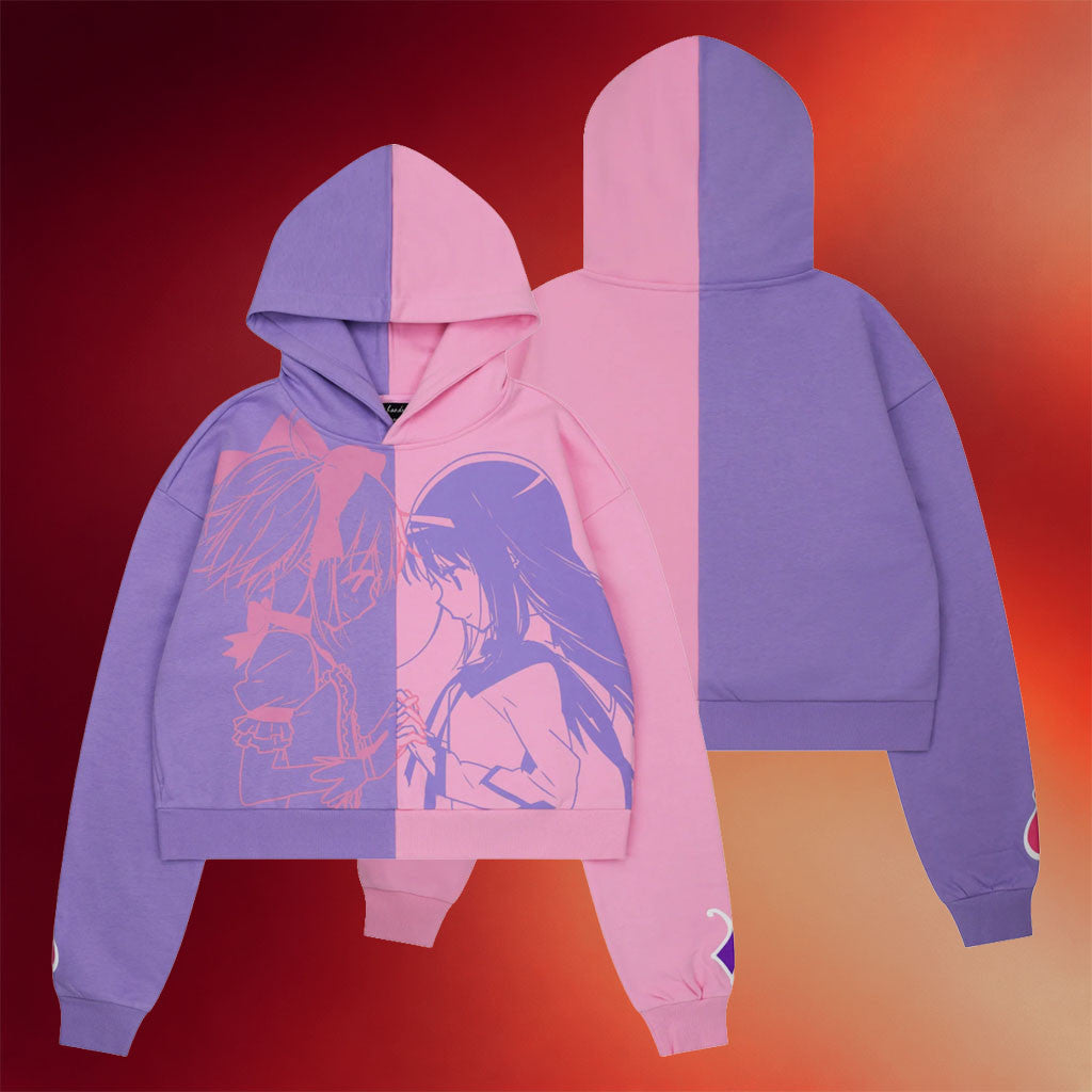 Steady Hands Merch 2026 Puella Magi Madoka Magica Puella Magi Cropped Hoodie Gift For Her