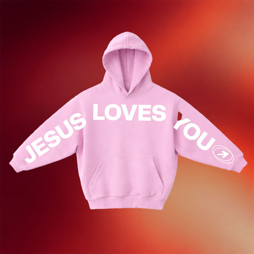 TENA LOVEOFGOD Merch Hug Hoodie Jesus Loves You Hoodie Birthday Gift For Girlfriend
