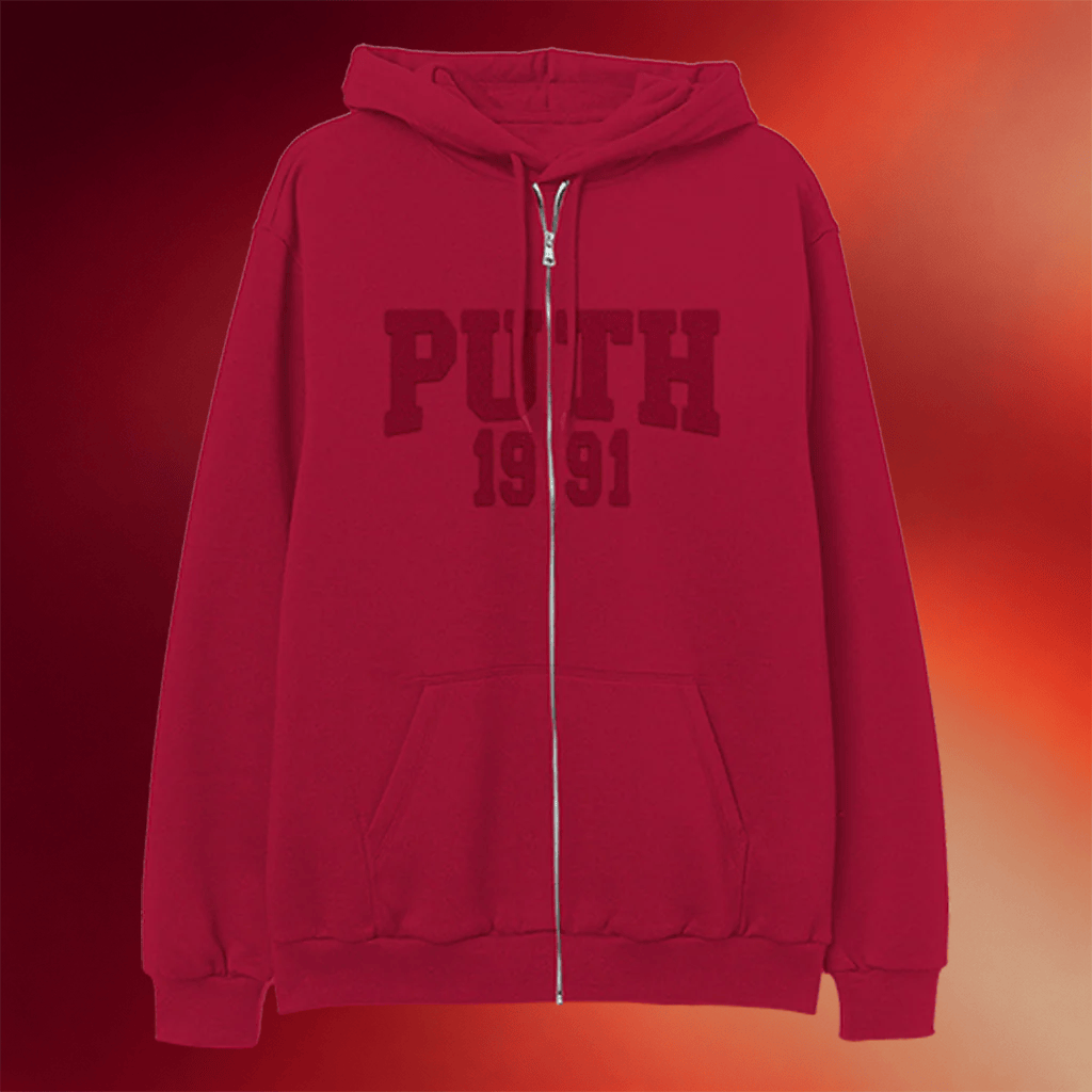 Charlie Puth Merch 2026 Puth 1991 Zip Hoodie Charlie Puth Tour Merch Gifts For Music Lovers