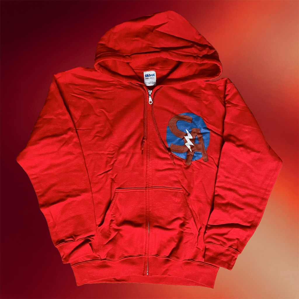 Say Anything Merch 2026 Hero Emblem Zip-Up Hoodie Say Anything Hoodie Gifts For BFF