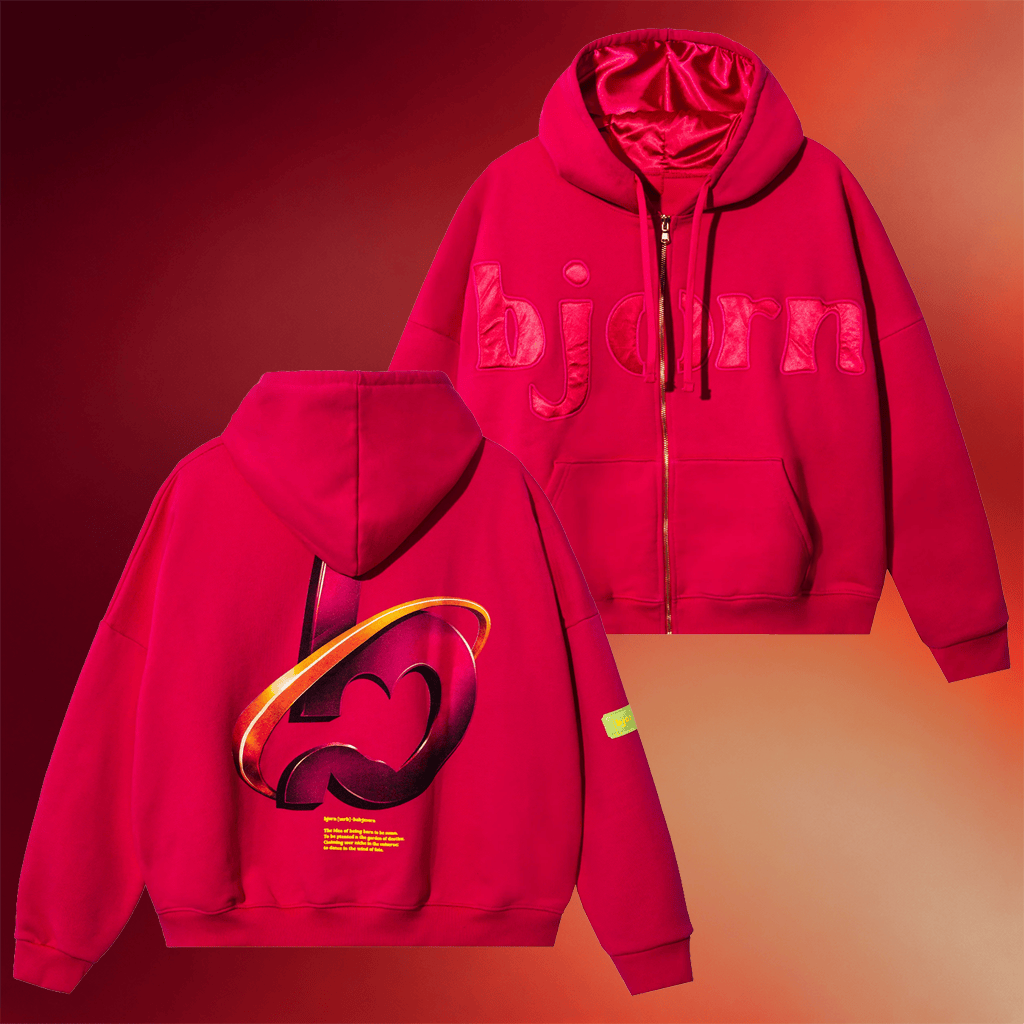 Smino Merch 2026 Bjorn Neon Rose Zip Hoodie Father In Law Gifts Dad's Day