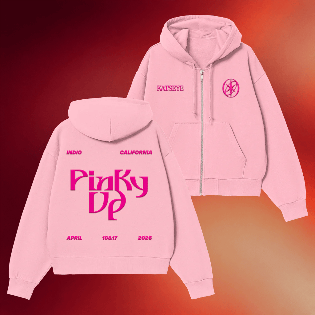KATSEYE Coachella Merch 2026 KATSEYE Coachella Zip Hoodie Music Lover Gifts For Her