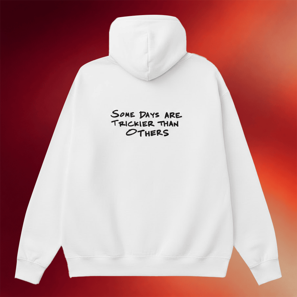 The View 2026 Whoopi Goldberg IWBC White Zip Hoodie Some Days Are Tricker Than Others Hoodie