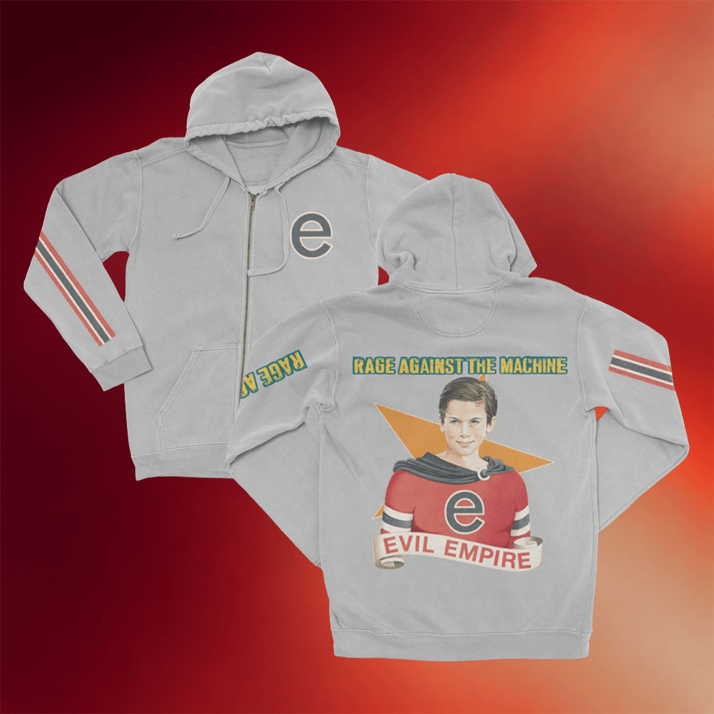 Rage Against The Machine Merch Evil Boy Zip Up Hoodie Rage Against The Machine Hoodie