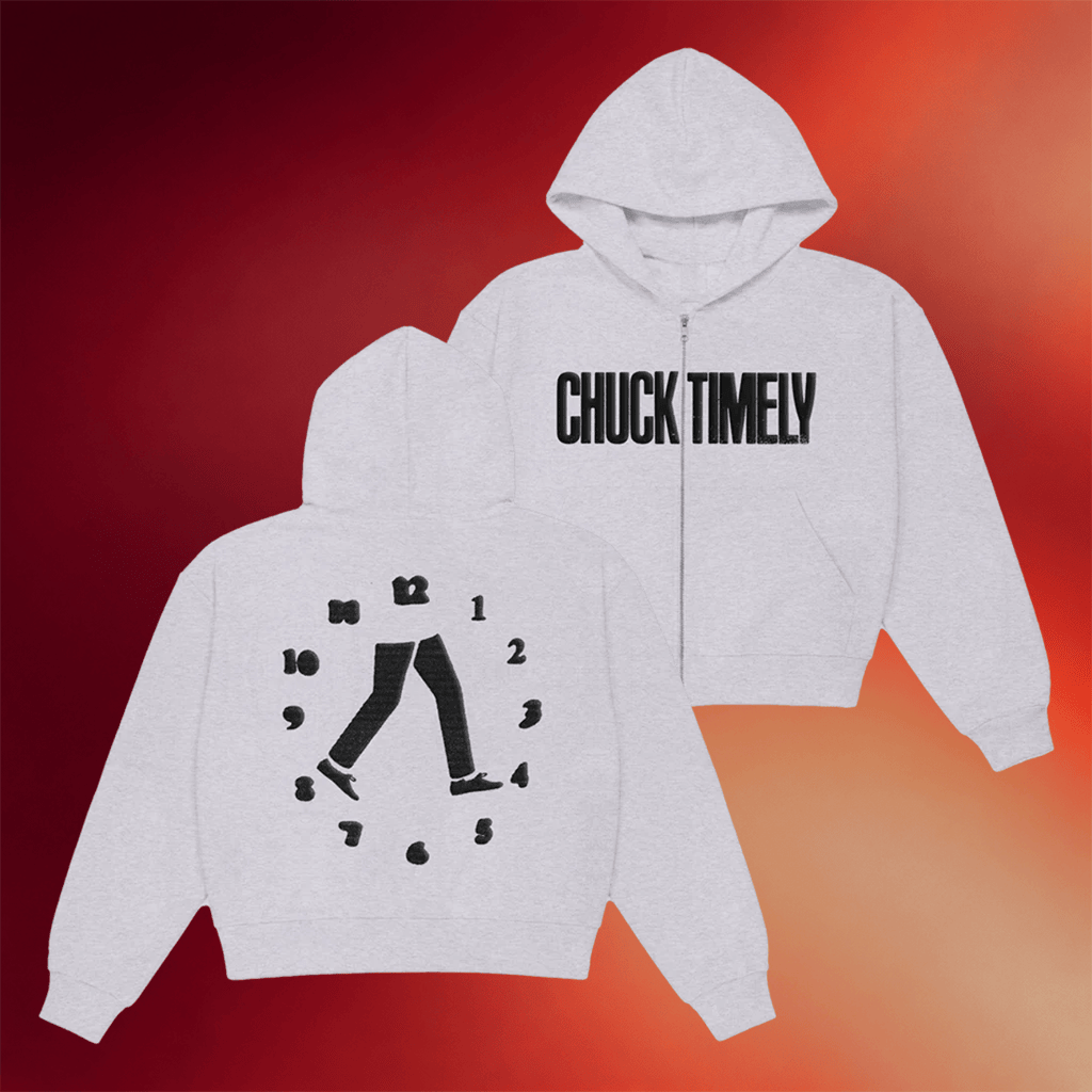 Role Model Merch 2026 Chuck Timely Grey Zip Hoodie Father's Day Gifts For Husband