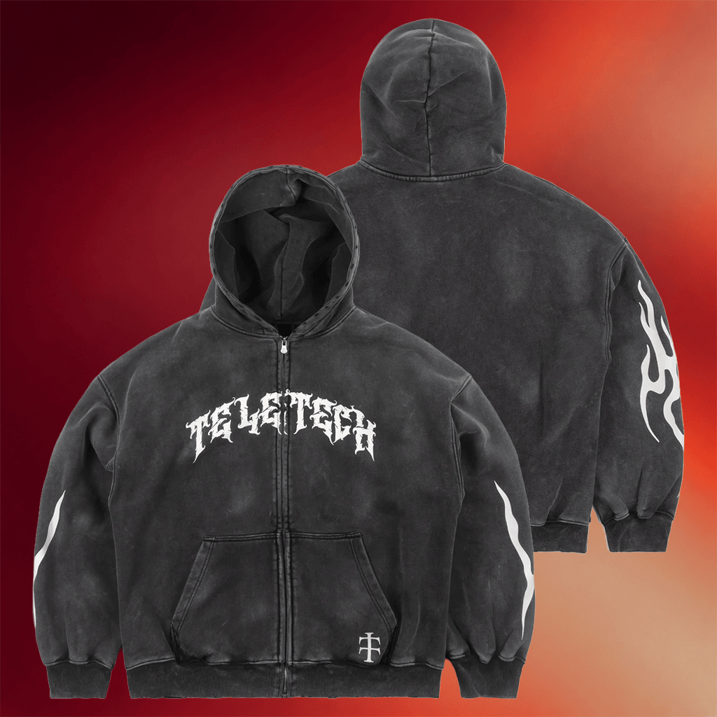 Teletech Merch Hardcore Ultra TT Zip Hoodie Teletech Hoodie Birthday Present For Son