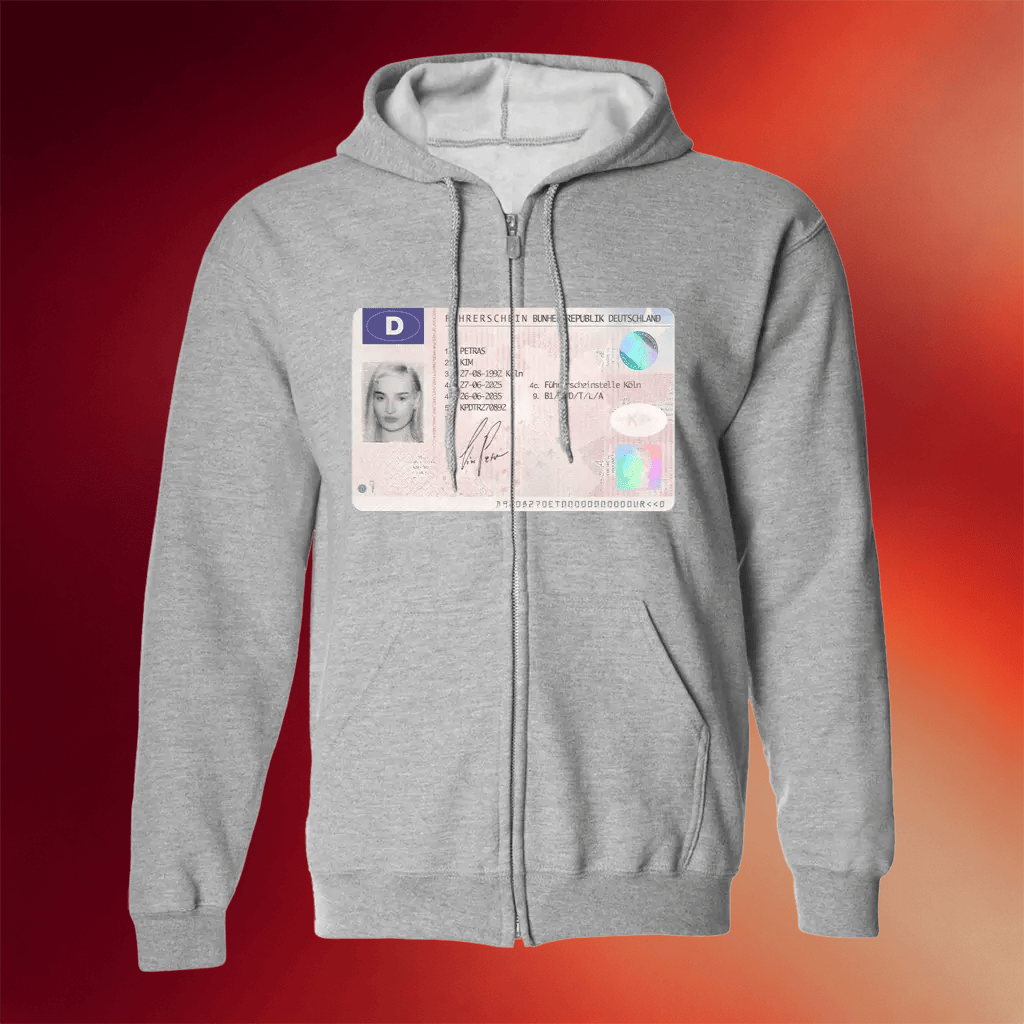 Kim Petras Merch 2026 ID Zip Hoodie Kim Petras Hoodie Gifts For Music Fans