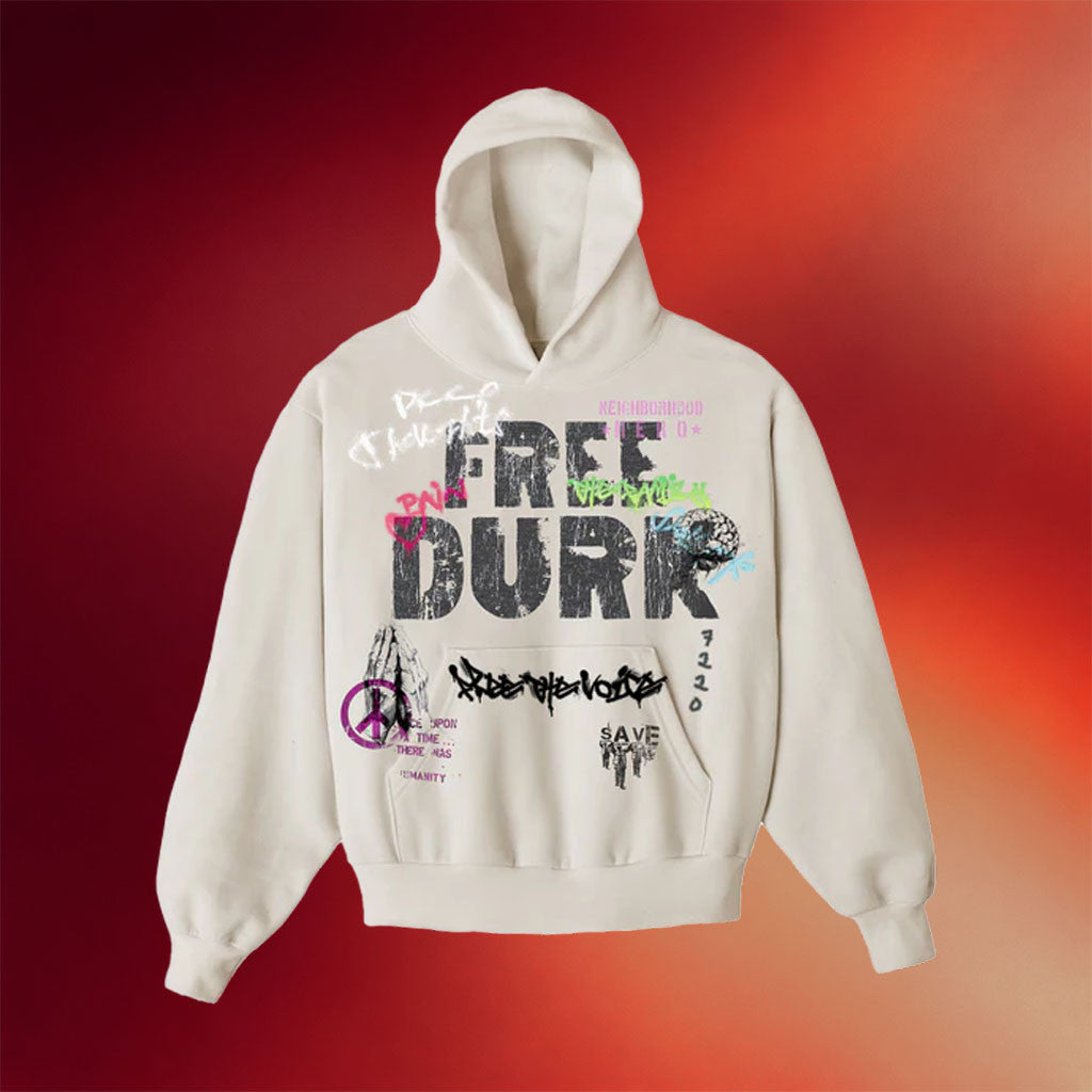 Lil Durk Merch 2026 Free Durk Hoodie Deep Thoughts Hoodie Best Gift For Rap Lovers
