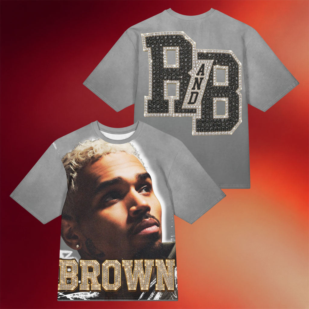 Chris Brown Merch 2026 R&B Brown T-Shirt R&B Tour Merch Presents For Music Lovers