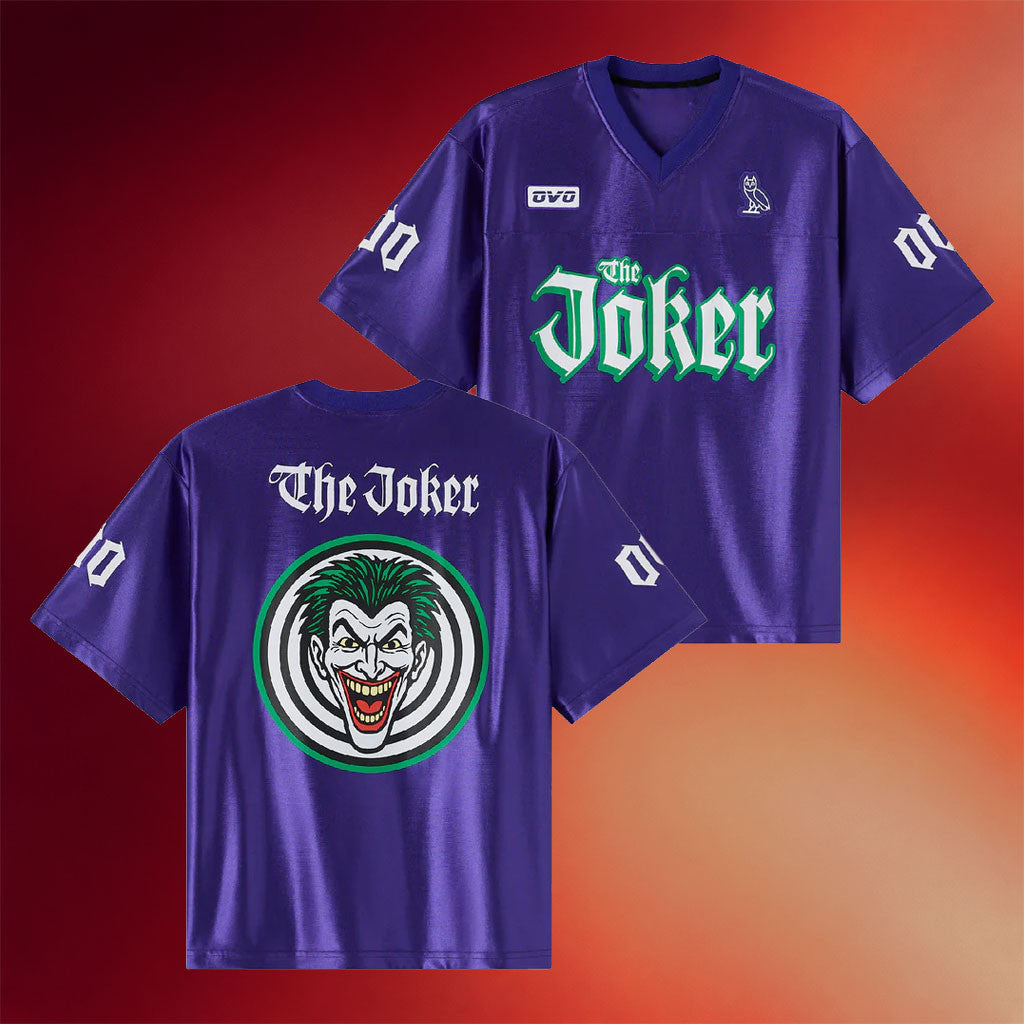 OVO Merch Batman X The Joker 2026 The Joker Football Jersey Gift For Brother In Law