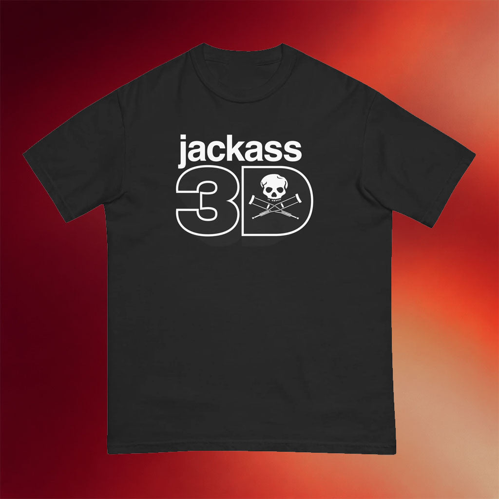 Jackass Merch 2026 3D Movie T-Shirt Black Jackass Shirt Best Gifts For Boyfriend