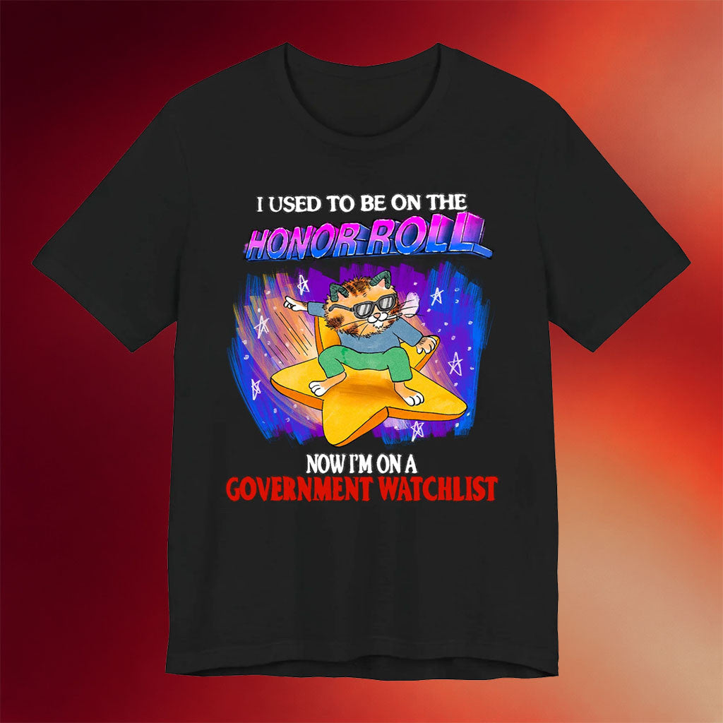 Justins Shirt Merch 2026 Honor Roll Black T-Shirt Unique Gifts For Brothers