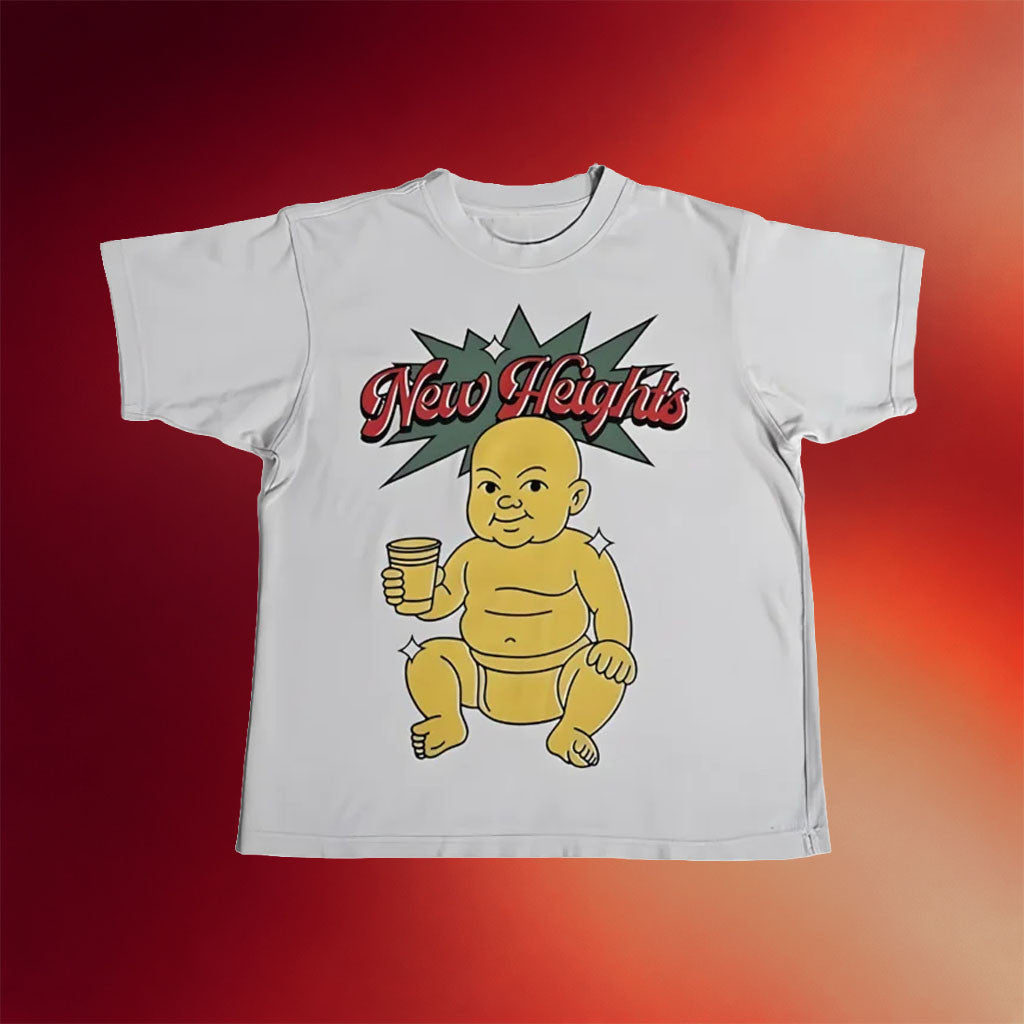New Heights Merch 2026 New Heights Lombaby Graphic T-Shirt Presents For Podcast Lovers