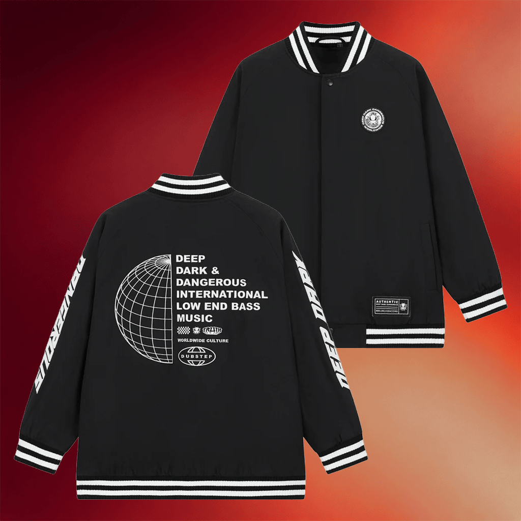 Deep Dark And Dangerous Merch Worldwide Bomber Jacket DDD Shop Birthday Present For Son