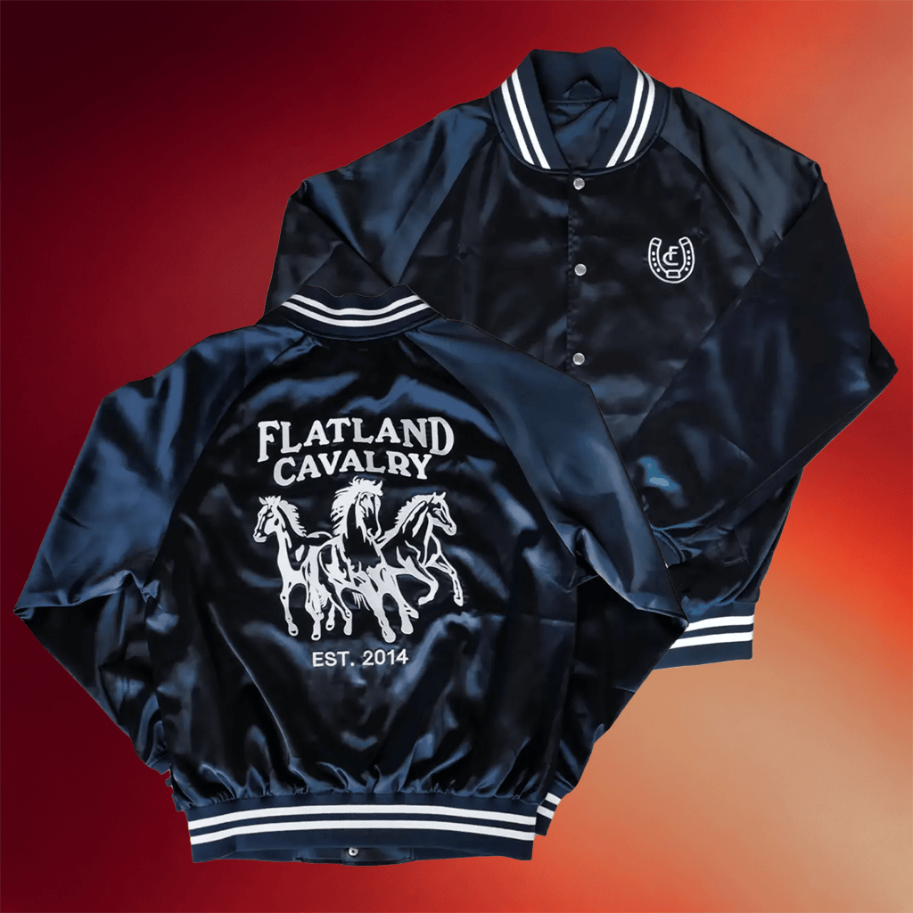 Flatland Cavalry Merch 2026 Satin Jacket Best Gifts For Music Lovers