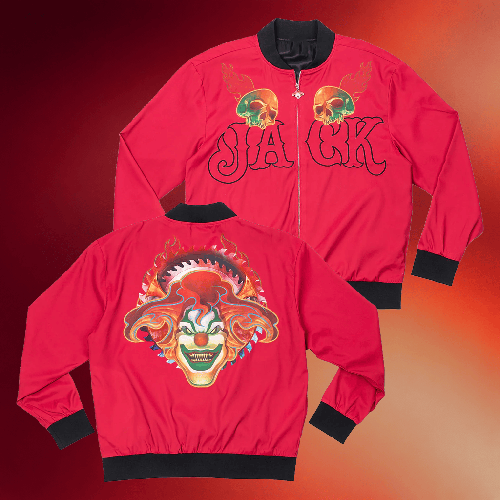 Halloween Horror Nights Merch 2026 Jack the Clown Bomber Jacket Gift For BFF
