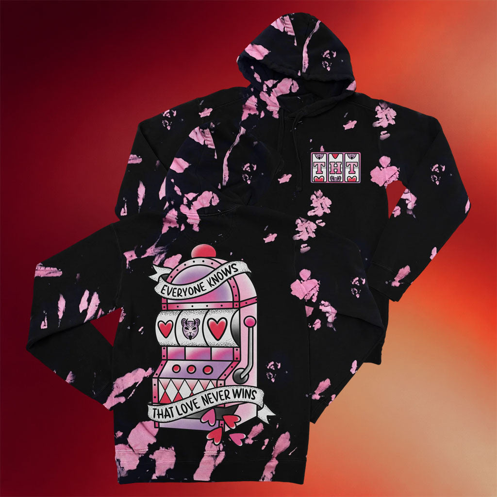 The Home Team Merch Slot Machine Tie Dye Hoodie THT Hoodie Gifts For Rock Band Fans
