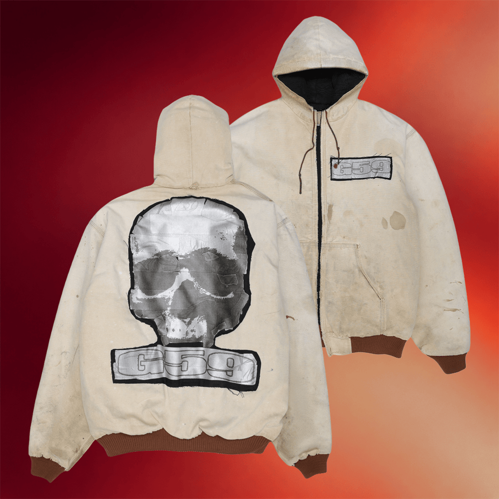 G59 Merch 2026 Duct Tape Jacket Grey Five Nine Merch Best Gift For Hip Hop Fan