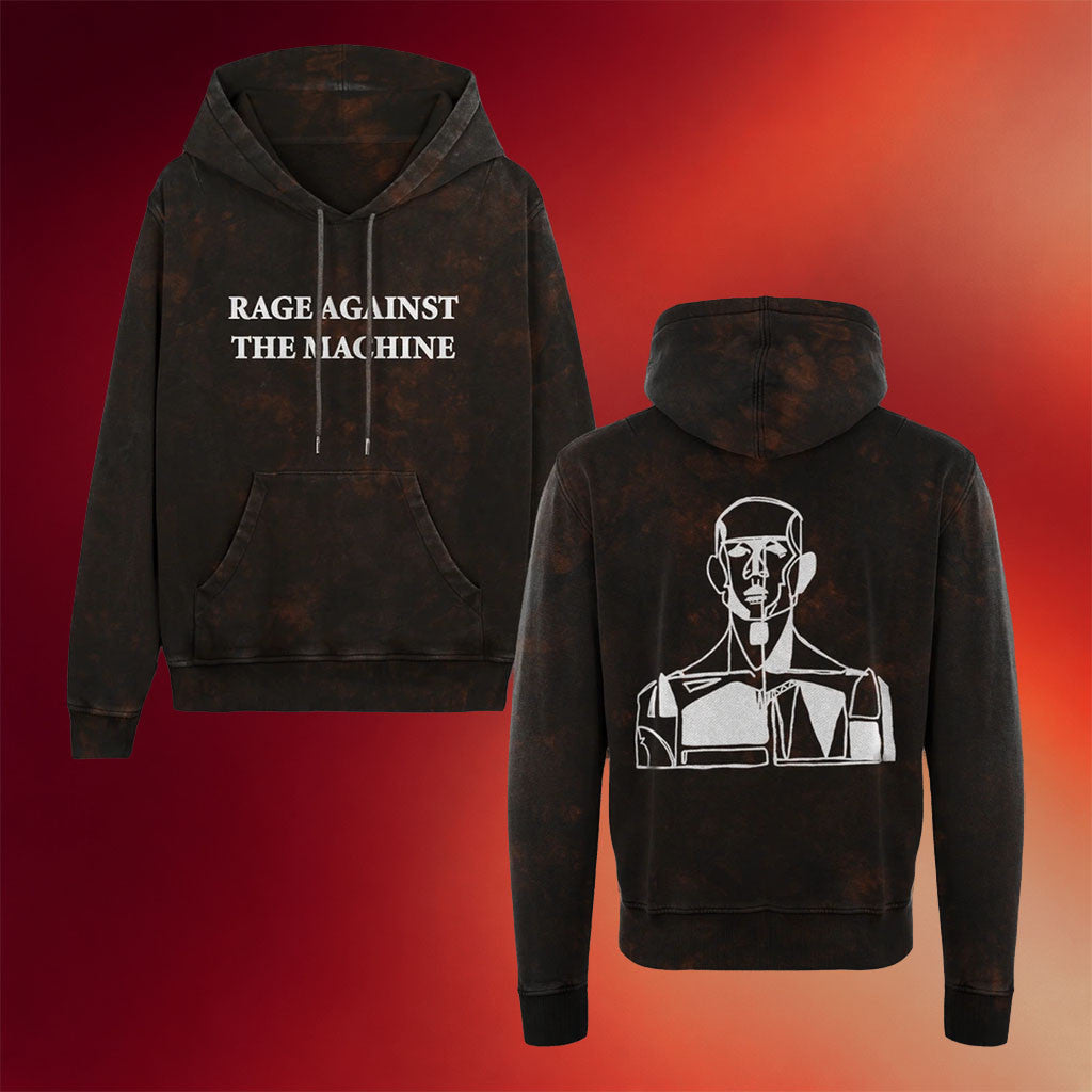 Rage Against The Machine Merch Geometric Man Hoodie Rage Against The Machine Hoodie Fans Gift